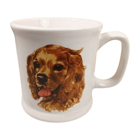 Patricia Roberts for Trendtex Collection Cocker Spaniel 16 oz Coffee Mug Cup - Picture 1 of 4